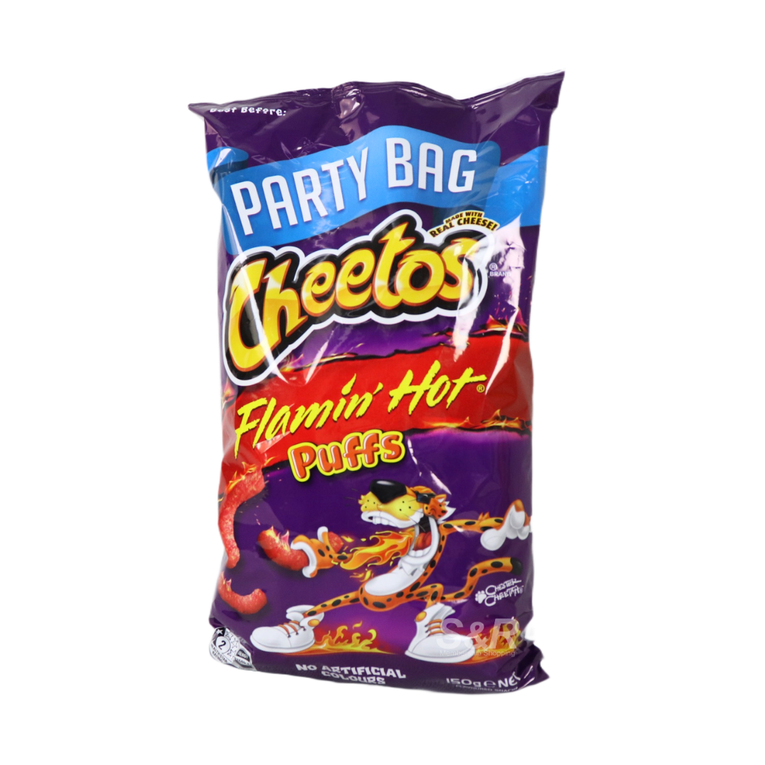 Cheetos Flamin' Hot Puffs Party Bag 150g